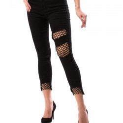 Lady jeans, black color, model 58098, skinny type