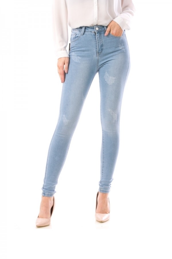 Lady jeans, blue color, model 58475, skinny type