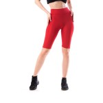 Sport leggings, 2/3, red color, model 59182