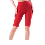 Sport leggings, 2/3, red color, model 59182