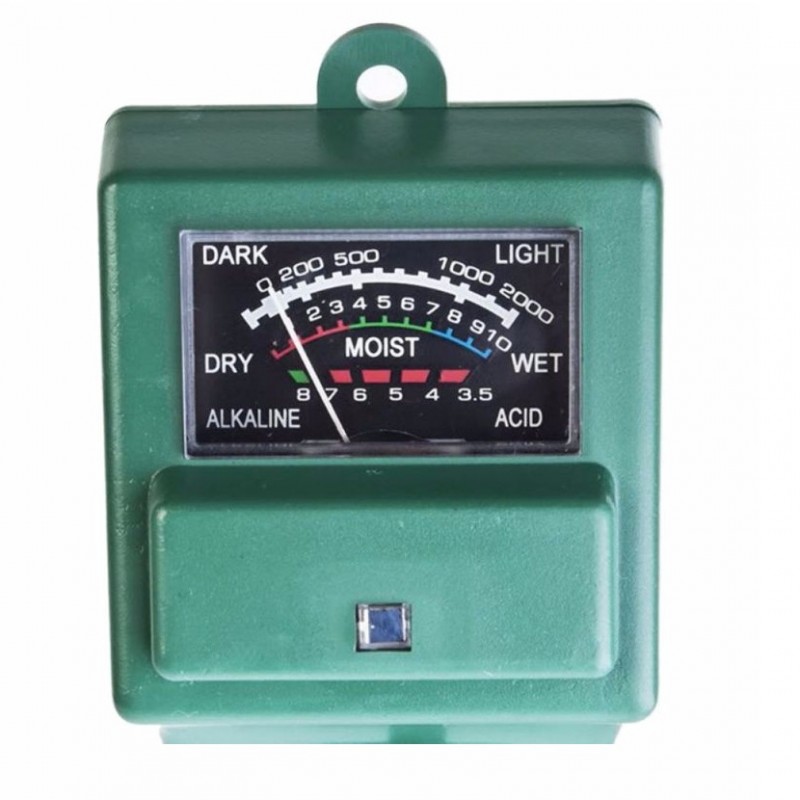 Tester analogic pentru pamant, 2 in 1, PH si umiditate, sol