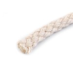 Cotton wick, cord, diameter 4 mm, 1 meter